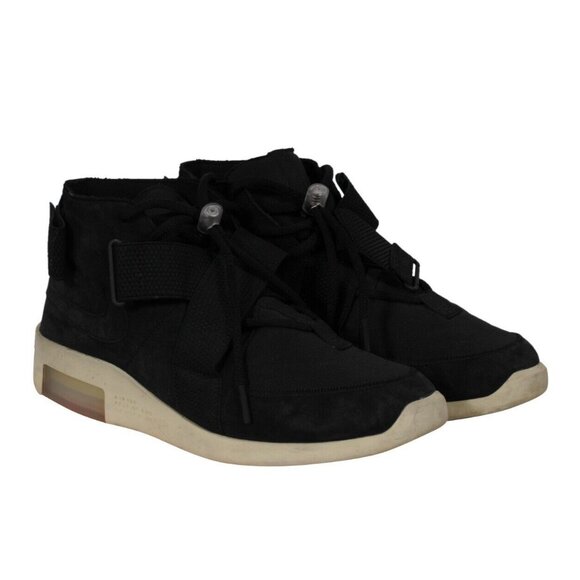 Nike Air Fear of God Mens Raid Mid Tops Size US 11 Black White Sneakers - Picture 1 of 12